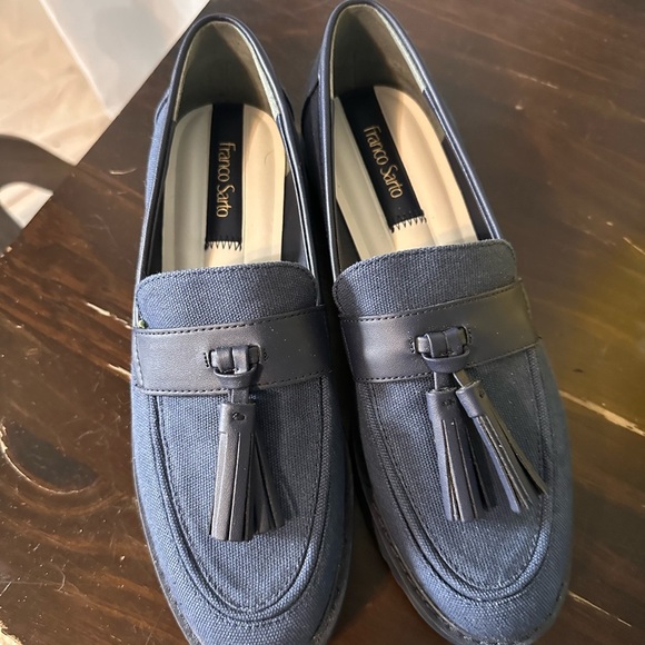 Franco Sarto Men's Blue Loafers - Picture 1 of 9